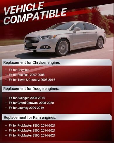 62TE 926-378 Transmission Torque Converter Clutch Solenoid 1pc fit for Ram ProMaster 1500 2500 3500 2014-2021, Dodge Grand Caravan 2008-2020, Journey 2009-2019 Direct Torque Converter Replace in Kuwait