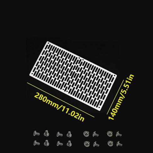 واقي مشعاع أبيض لمروحة التبريد، مرشح PC للتبريد الفعال في أجهزة الكمبيوتر الشخصية وأجهزة الكمبيوتر المحمولة، واقي للمروحة، واقي من الصفائح المجلفنة in Kuwait