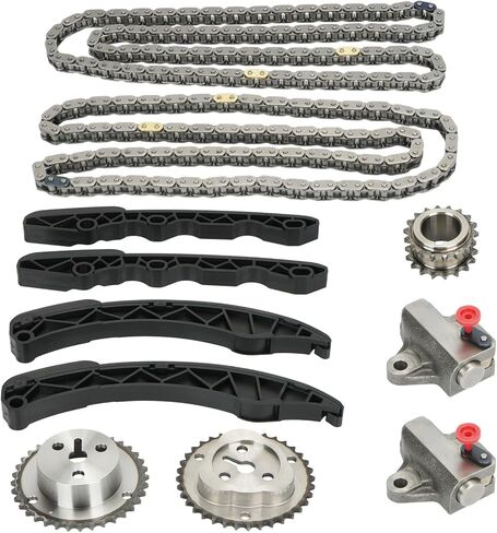 24321-3L100 12PCS Engine Timing Chain Kit Fits Hyundai Azera Santa Fe Palisade, Fits Genesis G70/G80/G90, Fits Kia Sedona Sorento Cadenza/K900 3.3L/3.8L Replaces 24410-3CGA3 24820-3CGA3 in Saudi Arabia