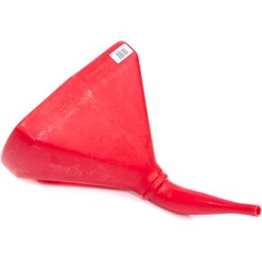 Scribner Plastics Scribner 6115R Funnel (14in 45 Deg.D-Shape Red), 1 Pack