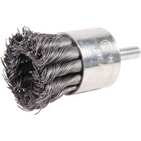 Mercer Industries 180010B - 3/4" x 1/4" Shank Crimped End Brushes, .008 Carbon Steel Wire (20 pack)