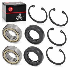 Rear Axle Bearing & Seal Kit Compatible with EZGO Golf Cart TXT RXV Marathon Medalist 1978-2019 2 Cycle Gas Carts 1976-1994 611931 70181-G01 70181G01 15112-G1 15112G1