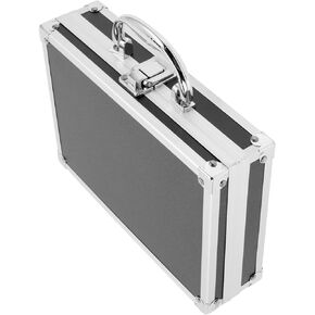 COLLBATH Box Aluminum Hard Cases Emergency Kit Cash Money Hard Case Suitcase Laptop Carrying Case Tool Lock Case Cosmetic Carrying Case Laptop Briefcase Home Tools Portable Travel Flat