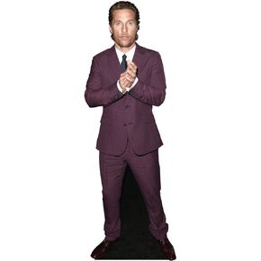 Star Cutouts Matthew McConaughey Purple