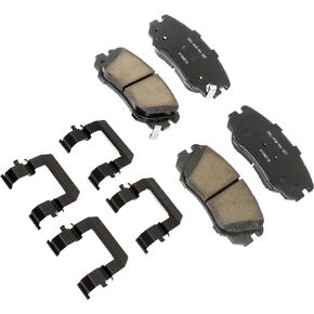ACDelco Professional 17D1421CHF1 Ceramic Front Disc Brake Pad Kit with Clips