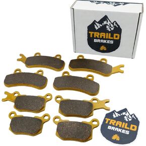 Can-Am Defender (3-Seater) HD7 HD8 HD9 HD10 Ceramic Brake Pad Set 2016, 2017, 2018, 2019, 2020, 2021, 2022, 2023