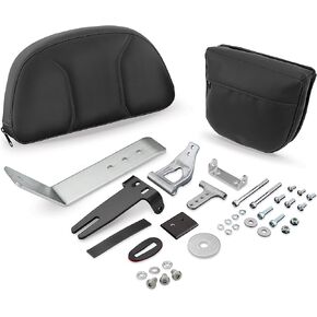 Show Chrome 41-308 Can-Am F3 F3S F3T F3LTD Detachable Smart Mount Driver Backrest Fully Adjustable With Pouch