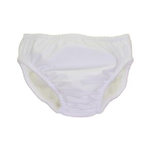 My Pool Pal Reusable Swim Diaper, White, 18 Months