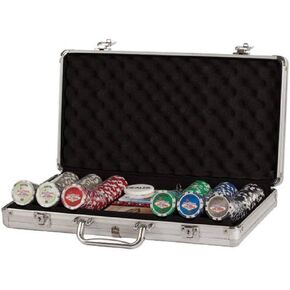 CHH Poker Set In Aluminum Case With 300 (11.5 Gram) Las Vegas Style Chips