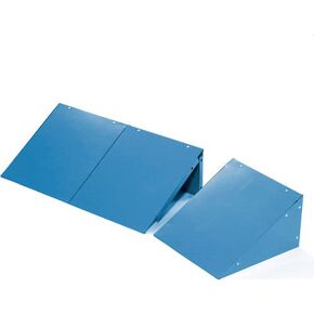 Nexel ST1212B Slope Top Kits, 12" Opening Width, 12" Depth, Blue
