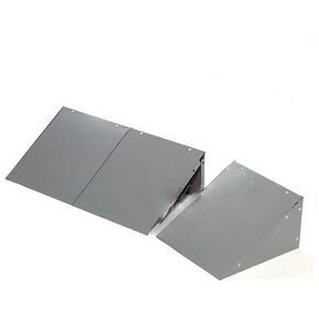 Nexel ST1212G Slope Top Kits, 12" Opening Width, 12" Depth, Gray
