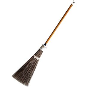 Nekenky Coconut Broom - 55 Inches Length, Heavy Duty Broom, Garden Broom, Natural Broom, Outdoor Broom, Garage Broom, Hard Floor Broom, Outdoor Brooms for Sweeping Patio