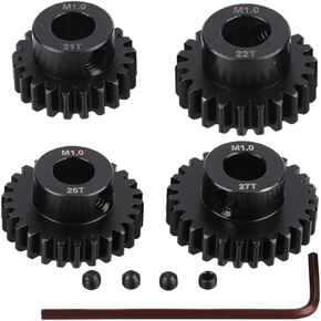 M1 Steel Motor Gears Pinion 8MM 21T 22T 26T 27T for 1/5 X-MAXX RC Model Car Buggy Truck Parts