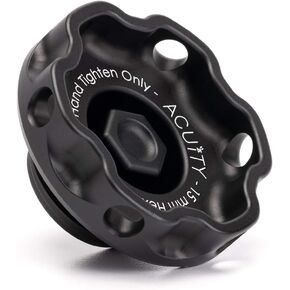 Podium Oil Cap in Satin Black for Hondas/Acuras