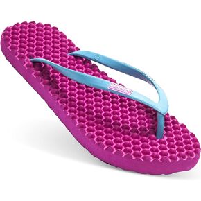 Flip Flops For Women - Beach & Shower Sandals For Womens, Comfortable Massage Acupressure Slippers, Indoor & Outdoor Footwear