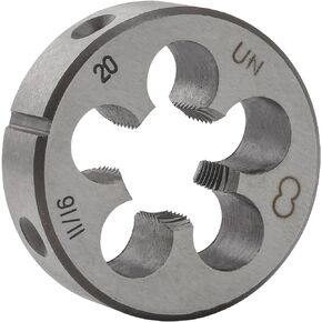 Aceteel 11/16"-20 UN Round Die, Right Hand Machine Thread Die 11/16 x 20 UN