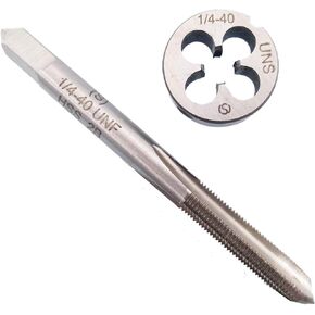 HSS 1/4-40 UNF Tap and 1/4-40 UNS Die Right Hand