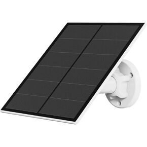 Solar Panel for Security Camera, 5W USB Solar Panel for Micro USB and USB-C Port Outdoor Rechargeable Battery Camera, Solar Panels with 9.8ft Cable, Adjustable Wall Mount, IP65 Waterproof, 2 Pack