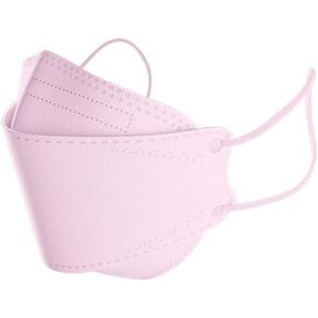 Rmaytiked 4-Ply KF94 Breathable Face Masks Disposable 3D Nose Mouth Shields Filter