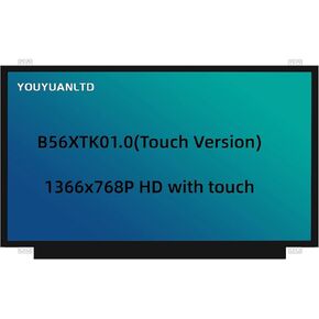 YOUYUANLTD B156XTK01.0 شاشة LCD بديلة HD 1366x768، شاشة كمبيوتر محمول OnCell تعمل باللمس مع شريط in Kuwait