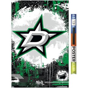 Trends International NHL Dallas Stars - Maximalist Logo 23 Wall Poster