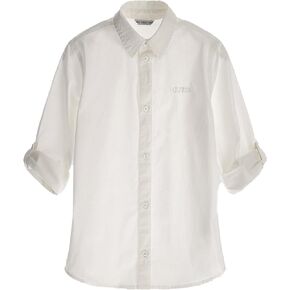 GUESS Boys' Eco Woven Poplin Shirt