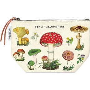 Cavallini Mushrooms Vintage Pouch