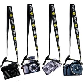 4 Pcs Digital Camera Mini DSLR Camera 1:4 Ratio, Mini Decorative Accessories Photography Props Gifts, Mini Decoration, Doll Accessories, Bag Charms