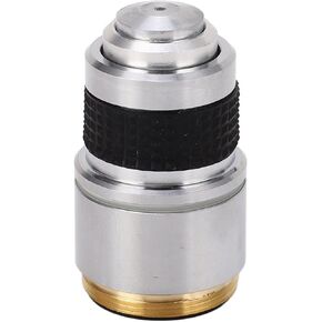 100X Microscope Objective Lens Replacement Fall Resistant amp Long Life Span for Chemistry Physics Material Research