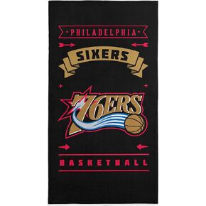 Northwest NBA Philadelphia 76ers Beach Towel, 30" x 60", Hardwood Classics