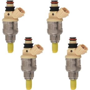 4 Pcs Fuel Injectors Replacement for Chevrolet/chevy Tracker Suzuki Sidekick X-90 Geo Tracker 1.6L 4G1549 1571058B00 INP-470