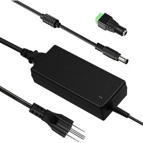 12 Volt 6 Amp Power Supply Adapter,12V 6A 72W Wall Plug DC Power Supply with 5.5mm x 2.1mm DC Output Plug AC/DC Adapter Converter Transformer for DC12V LED Strip Light Speacker Printer Camera CCTV