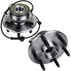 Autoround 515036 [2-Pack] Wheel Hub and Bearing Assembly Front Axle Fit for 4x4 Cadillac Escalade/ESV/EXT, Chevrolet Avalanche/Express/Silverado/Suburban, GMC Savana/Sierra/Yukon