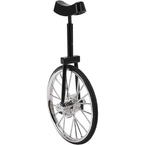 Mini Unicycle Ornament, Mini Metal Unicycle Sturdy Durable High Simulation Premium Alloy for Table for Car for Bookshelf