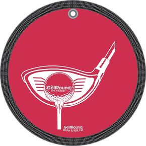 GolfRound Towel Pocket Golf Ball Cleaner - Its In The Hole Logo