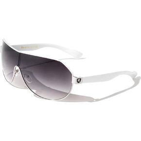 Mens Flat Top Sport Shied Aviator Sunglasses - Multiple Colors