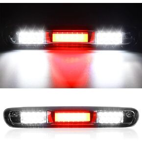 Tresound 3rd Third Brake Cargo Light for 2007-2013 Chevy Silverado GMC Sierra 1500 2500 3500 HD Classic, LED High Mount Stop light (Clear Lens)
