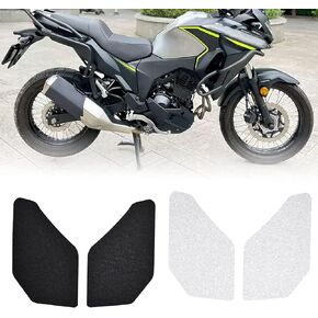 Midimttop Tank Pad Gas Tank Traction Pads Fuel Tank Grips Side Stickers Knee Grips Protectors Decal compatible with Ka-wa-sa-ki Versys-X 300/ABS Versys X300 Accessories 2017 2018 (Clear)