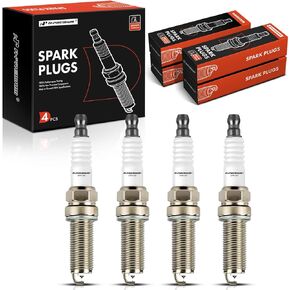 A-Premium Iridium Platinum Spark Plugs Compatible with Nissan Altima 2007-2013, Rogue, Rogue Select, Sentra, Versa, Versa Note, Frontier, NV200 & Chevrolet City Express & Suzuki Equator, Pack of 4