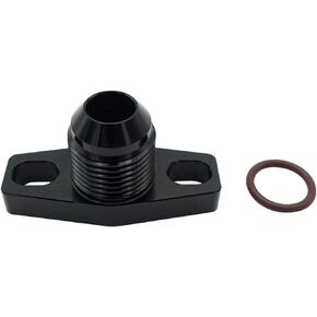 AC PERFORMANCE Aluminium Turbo Drain Flange Fitting AN10 Male 38mm Fit for GTX, G Series, Black