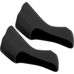 Bike Shifter Lever Cover Road Bike Silicone Brake Lever Hood Bike Accessory for R7000 R8000(Black)