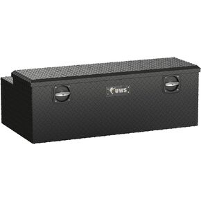 UWS EC20503 Secure Lock 48-Inch Matte Black Heavy-Wall Aluminum Under Tonneau Cover Tool Box, RigidCore Lid
