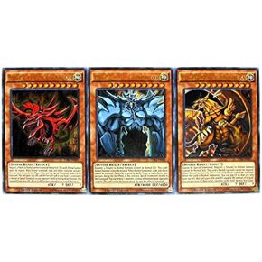 Konami YuGiOh Legendary Decks II Ultra Rare Yugi's God Card Set LDK2-ENS01, LDK2-ENS02 & LDK2-ENS03