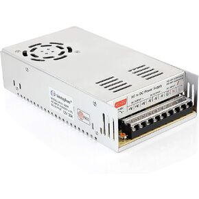 SUPERNIGHT 12V 30A DC Power Supply Driver,360W Universal Regulated Switching Converter AC 110V/220V Transformer Adapter for 3D Printer,CCTV,Radio,Computer Project,Industrial Automation,LED Strip