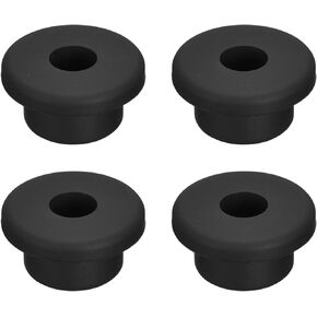 MECCANIXITY Rubber Grommet Mount Dia 3/4" (19mm) Round T Type for Organizing and Protecting Cord Pack of 4