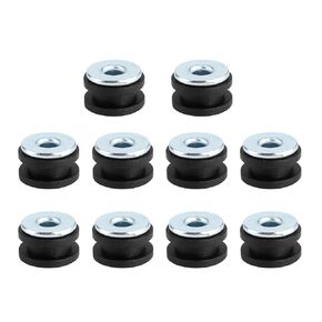 Rubber Grommets Kit Yctze Motorcycle Rubber Grommets Assortment Kit Replacement Accessories for Fairings Cowling Rubber Grommet Eyelet Ring Gasket Assortment