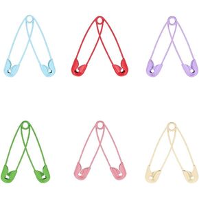 LiQunSweet 100Pcs 304 Stainless Steel Brooch Findings Back Bar Findings Flat Round for Jewelry Finding Making Craft Art DIY Project Replacement - 22mm