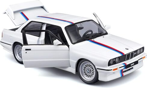 Burago May Cheong Group BBURAGO 1:24 BMW M3 1988 سيارة أطفال 21100 وات بيضاء in Saudi Arabia