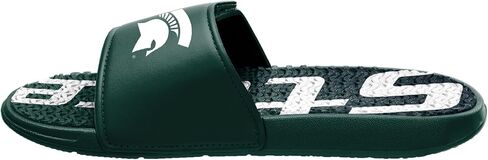FOCO Michigan State Spartans NCAA Men Gradient Wordmark Gel Slide - S in Saudi Arabia