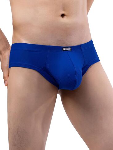 IKINGSKY Men's Soft Cheeky Boxer Briefs Lift Pouch Thong Underwear Sexy Brazilian Back Under Panties for Men in Kuwait
